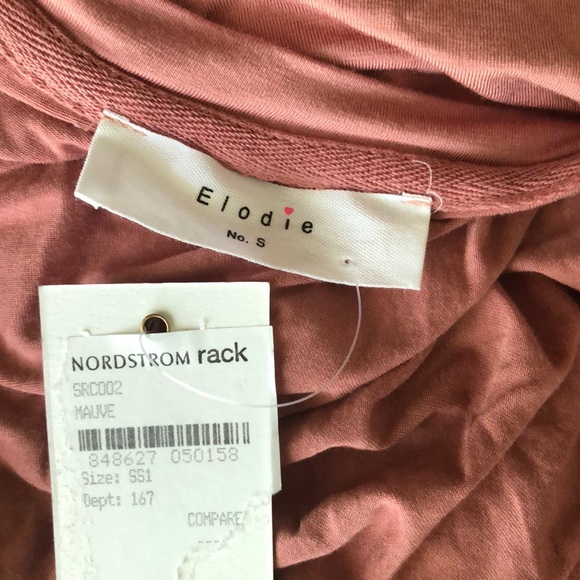 🎀ELODIE🎀FRONT KNOT DRAPE SHORT SLEEVE TEE🎀 - Picture 13 of 14